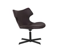 Chaise lounge Welland en Similicuir avec Pied en métal , Marron