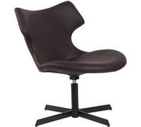 Chaise lounge Welland en Similicuir avec Pied en métal , Marron Marron G