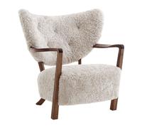 Chaise lounge Wulff ATD2 structure noyer WxHxD 85x85x84cm/with felt glides