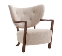Chaise lounge Wulff ATD2 structure noyer WxHxD 85x85x84cm/with felt glides