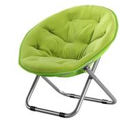 Chaise lune pliante légère et pliable pour chambre à coucher et salon, capacité de charge de 125 kg, chaise d'appoint confortable pour lire et se détendre, design vert élégant