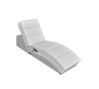 Chaise Massage Electrique Fonctionnelle Blanc