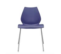 Kartell Chaise Maui - bleu marine - chrome