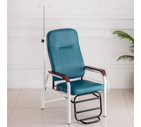 Chaise médicale avec accoudoirs, tiroir de laboratoire rembourré, entièrement inclinable pour cliniques, salles d'attente et utilisation en perfusion