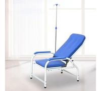 Chaise médicale, entièrement inclinable avec support IV, pour prélèvement sanguin et utilisation en clinique