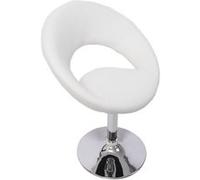 Chaise mendler en metal non pliable H. 82 cm interieur blanc Blanc G