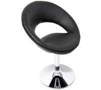 Chaise mendler en metal non pliable interieur H. 82 cm noir Noir G