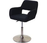 Chaise mendler H. 74 cm non pliable en metal interieur noir Noir G