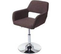 Chaise mendler H. 89 cm non pliable en metal interieur marron Marron G