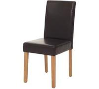 Chaise mendler H. 90 cm non pliable en bois interieur marron Marron G