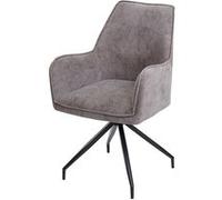 Chaise interieur non pliable H. 91 cm en plastique gris
