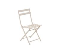 Chaise métal pliante Greensboro argile Hespéride