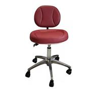 Chaise Mobile pivotante à 360 ° Tabouret de médecin Dentaire Chaise d’Assistant Dentaire en Cuir en Microfibre réglable en Hauteur pour Les cliniques, Les cabinets dentaires, Les Laboratoire