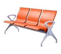 Chaise moderne de salle d'attente 3 places avec accoudoirs pour une assise confortable dans les aéroports, les bureaux et les halls d'hôpital
