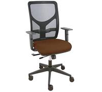 Chaise Motilla traslack maille noire Siège Bali Bras réglable (marron foncé)