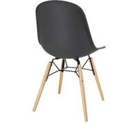 Chaise Moulée Grise x 2