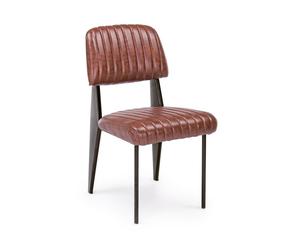 Chaise Nelly Orange foncé Vintage