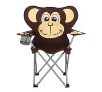 Chaise NILS NC3029 Monkey Argenté 55x64x35 cm