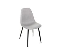 Atmosphera - Chaise Nokas - Pied en métal - Gris Gris G