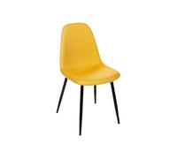 - Chaise Nokas - Pied en métal - Jaune