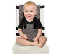 Chaise Nomade Bebe Compacte Légère Et Sécurisée, Siège Enfant Portable En Voyage, Harnais Avec Sangles Pliable, Réhausseur Chaise Bébé Idéal Repas, Sortie, Vacances - Convient aux Bébés +6 Mois