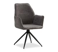 Chaise oeuf moderne chenille gris