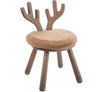 Chaise oreille de cerf en bois massif naturel Bambi Naturel G