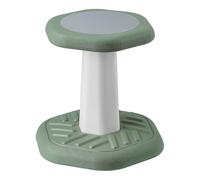 Chaise oscillante pour enfants avec coussin en eponge ¿C Ameliore la concentration et la posture, tabouret apaisant pour l'ecole et la maternelle, 3 a 7 ans, vert
