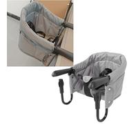Chaise Oxford Portable Pliable à Haute avec Crochet, Chaise de Table Rapide Amovible, Parfaite pour la Maison et les Voyages, Chaise Rapide pour Bébés (GRAY)