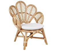 Chaise paon en rotin naturel pour enfants FLORENTINE II