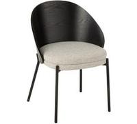 Chaise paris prix H. 74.6 cm non pliable en bois interieur gris gris