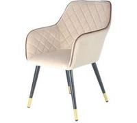 Chaise paris prix H. 86 cm non pliable en plastique interieur beige
