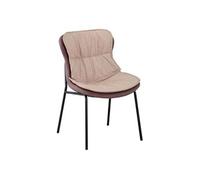 Chaise paris prix interieur non pliable en fer H. 84 cm beige