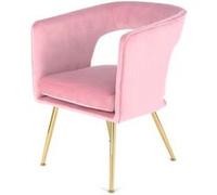 Chaise Design "Jolene" 77cm Rose