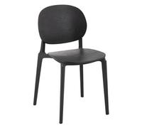 Chaise Design "Finama" 82cm Noir