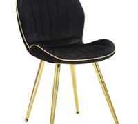 CHAISE PARIS SPACE NOIR/OR SET 2 PCS