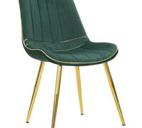 CHAISE PARIS VERT/OR SET 2 PCS