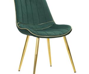 CHAISE PARIS VERT/OR SET 2 PCS