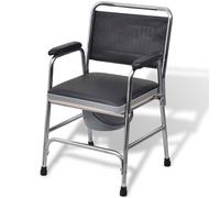 Chaise percée Acier Noir
