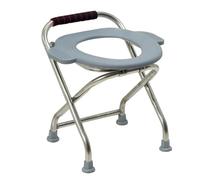 Chaise Percée Adulte Siège de toilette portable pliable, épaississement(42cm)