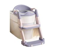 Chaise Percée Adulte Tabouret portatif de siège d'entraînement de pot de pot(QC0358PURPLE-PU)
