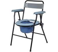 Chaise percée vr252f, seau de 7 litres, léger et portable pour une manipulation aisée
