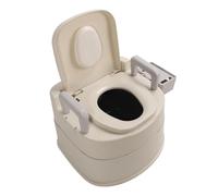 Chaise percée de chevet réglable en hauteur - Chaise de toilette portable avec poignées de soutien pour personnes âgées et adultes - Idéale pour les soins infirmiers à domicile et les soins de