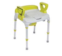 Chaise percée de douche Aq-Tica Club avec petit dossier