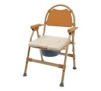 Chaise percée pliante avec seau amovible et brosse jusqu'à 150 kg, réglable en 5 hauteurs, pour salles de bains, chambres, toilettes, hôpitaux