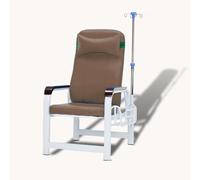 Chaise Phlébotomie avec inclinable, accoudoir et perche IV, rembourrée pour plus de confort, idéale pour les procédures de prélèvement sanguin dans les maisons de soins infirmiers