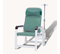 Chaise Phlebotomy avec accoudoir réglable et support pour perche IV, siège rembourré doux pour plus de confort dans les établissements de santé