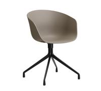 Chaise pivotante About a Chair AAC 20 2.0 noir black powder-coated aluminium base