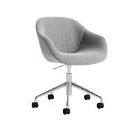 Chaise pivotante About a Chair AAC 253 Soft poli polished aluminium base