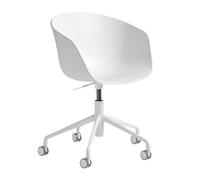 Chaise pivotante About a Chair AAC 52 2.0 réglable en hauteur frame aluminum powder-coated white